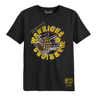 Preschool Mitchell & Ness Black Golden State Warriors The Net T-Shirt