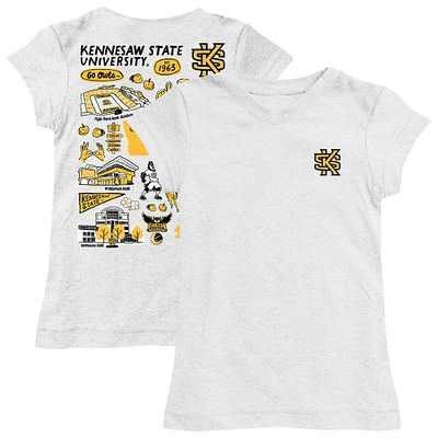 Youth Vive La Fete Kennesaw State Owls Impressions Artwork Fitted T-Shirt
