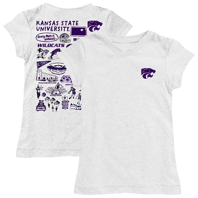 Youth Vive La Fete Kansas State Wildcats Impressions Artwork Fitted T-Shirt