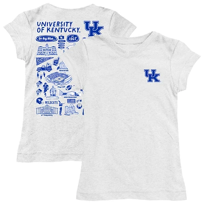 Youth Vive La Fete Kentucky Wildcats Impressions Artwork Fitted T-Shirt