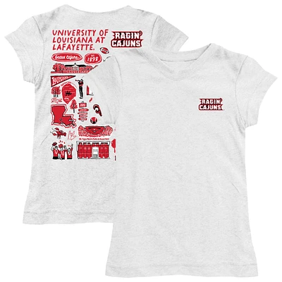 Youth Vive La Fete Louisiana Ragin' Cajuns Impressions Artwork Fitted T-Shirt