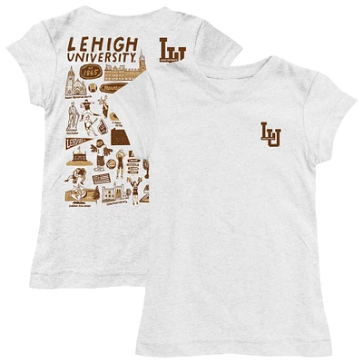 Youth Vive La Fete Lehigh Mountain Hawks Impressions Artwork Fitted T-Shirt