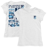 Youth Vive La Fete Rhode Island Rams Impressions Artwork Fitted T-Shirt