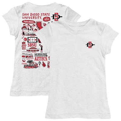 Youth Vive La Fete San Diego State Aztecs Impressions Artwork Fitted T-Shirt