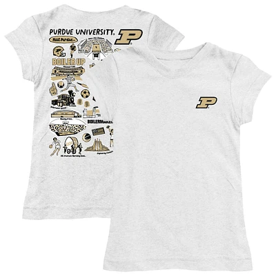 Youth Vive La Fete Purdue Boilermakers Impressions Artwork Fitted T-Shirt