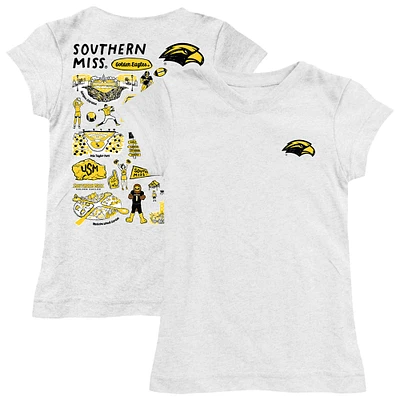 Youth Vive La Fete Southern Miss Golden Eagles Impressions Artwork Fitted T-Shirt