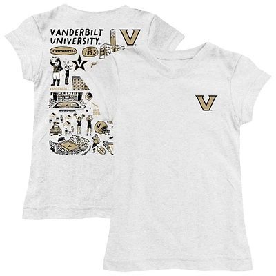 Youth Vive La Fete Vanderbilt Commodores Impressions Artwork Fitted T-Shirt