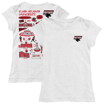 Girls Toddler Vive La Fete Clark Atlanta University Panthers Impressions Artwork T-Shirt