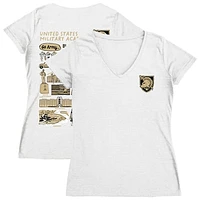 Women's Vive La Fete Army Black Knights Impressions Artwork V-Neck T-Shirt