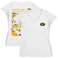 Women's Vive La Fete Grambling Tigers Impressions Artwork V-Neck T-Shirt