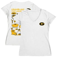 Women's Vive La Fete Grambling Tigers Impressions Artwork V-Neck T-Shirt