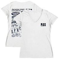 Women's Vive La Fete Jackson State Tigers Impressions Artwork V-Neck T-Shirt