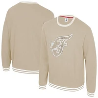 Unisex Stadium Essentials  Tan Indiana Fever Club Level Chenille Pullover Sweatshirt