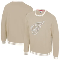 Unisex Stadium Essentials  Tan Indiana Fever Club Level Chenille Pullover Sweatshirt
