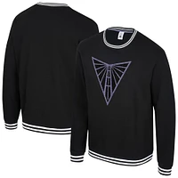 Unisex Stadium Essentials  Eclipse Black Golden State Valkyries Club Level Chenille Pullover Sweatshirt