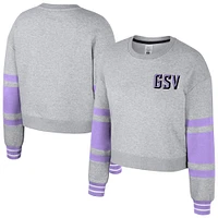 Unisex Stadium Essentials  Heather Gray Golden State Valkyries Cropped Pullover Sweatshirt