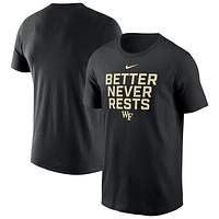 Men's Nike Black Wake Forest Demon Deacons Local Performance T-Shirt