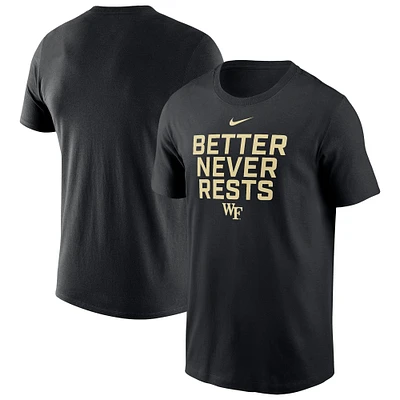 Men's Nike Black Wake Forest Demon Deacons Local Performance T-Shirt