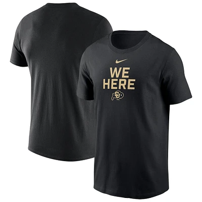 Men's Nike Black Colorado Buffaloes Local Performance T-Shirt