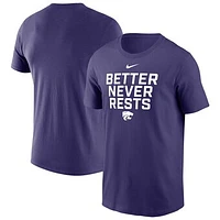 Men's Nike Purple Kansas State Wildcats Local Performance T-Shirt