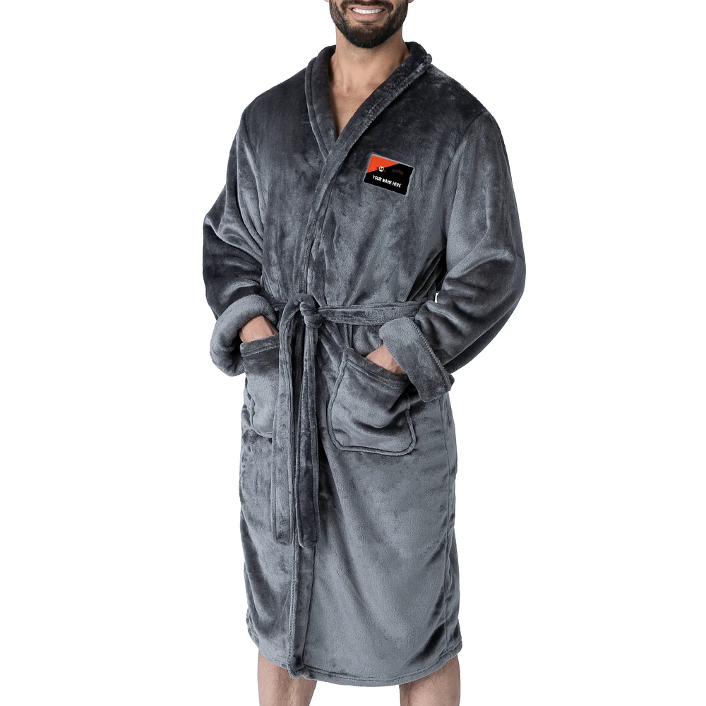 Men's The Northwest Group Charcoal San Francisco Giants Snipe Personalized Robe