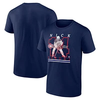 Men's Nick Suzuki Navy Montreal Canadiens Player Show T-Shirt