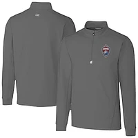 Men's Cutter & Buck Colorado Rapids Traverse Stretch Eco Quarter-Zip Pullover Top