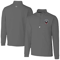 Men's Cutter & Buck D.C. United Traverse Stretch Eco Quarter-Zip Pullover Top