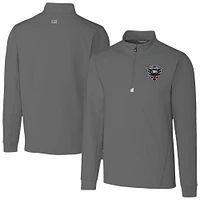 Men's Cutter & Buck D.C. United Traverse Stretch Eco Quarter-Zip Pullover Top