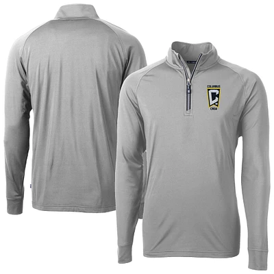 Men's Cutter & Buck Columbus Crew Big Tall Adapt Eco Knit Stretch Recycled Quarter-Zip Pullover