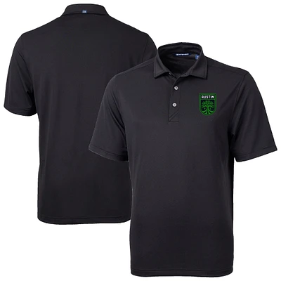 Men's Cutter & Buck  Black Austin FC Big Tall Virtue Eco Pique Recycled Polo
