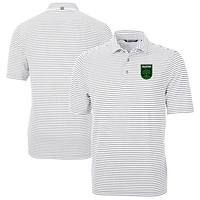 Men's Cutter & Buck Austin FC Big Tall Virtue Eco Pique Stripe Recycled Polo
