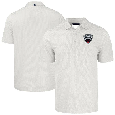 Men's Cutter & Buck  White D.C. United Big Tall Pike Eco Symmetry Print Stretch Recycled Polo