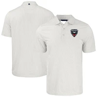 Men's Cutter & Buck  White D.C. United Big Tall Pike Eco Symmetry Print Stretch Recycled Polo