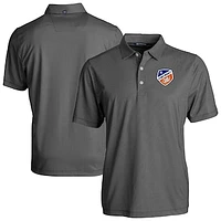 Men's Cutter & Buck  Black FC Cincinnati Big Tall Pike Eco Symmetry Print Stretch Recycled Polo