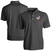 Men's Cutter & Buck  Black FC Cincinnati Big Tall Pike Eco Symmetry Print Stretch Recycled Polo