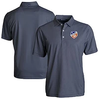 Men's Cutter & Buck  Navy FC Cincinnati Big Tall Pike Eco Symmetry Print Stretch Recycled Polo