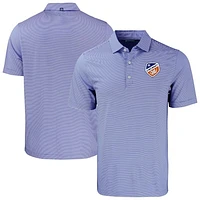 Men's Cutter & Buck  Blue FC Cincinnati Big Tall Forge Eco Double Stripe Stretch Recycled Polo
