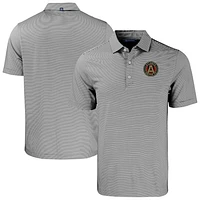 Men's Cutter & Buck  Black Atlanta United FC Big Tall Forge Eco Double Stripe Stretch Recycled Polo
