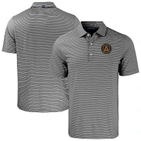 Men's Cutter & Buck  Black Atlanta United FC Big Tall Forge Eco Double Stripe Stretch Recycled Polo