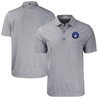 Men's Cutter & Buck Heather CF Montreal Big Tall Forge Eco Stripe Stretch Recycled Polo