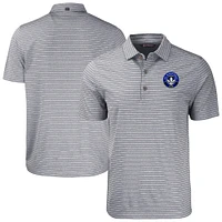Men's Cutter & Buck Heather CF Montreal Big Tall Forge Eco Stripe Stretch Recycled Polo