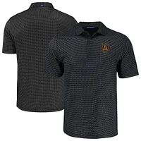 Men's Cutter & Buck Atlanta United FC Big Tall Pike Eco Shadow Check Print Recycled Polo