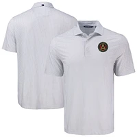 Men's Cutter & Buck Atlanta United FC Big Tall Pike Eco Diamond Dot Print Recycled Polo