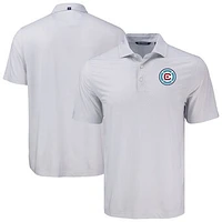 Men's Cutter & Buck Chicago Fire Big Tall Pike Eco Diamond Dot Print Recycled Polo