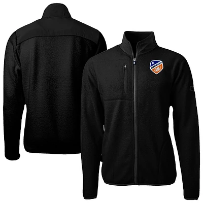 Men's Cutter & Buck FC Cincinnati Big Tall Cascade Eco Sherpa Fleece Full-Zip Jacket