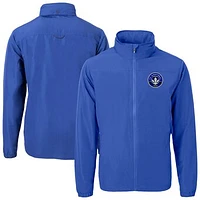 Men's Cutter & Buck CF Montreal Big Tall Charter Eco Knit Recycled Full-Zip Hoodie Jacket