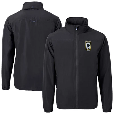 Men's Cutter & Buck Columbus Crew Big Tall Charter Eco Knit Recycled Full-Zip Hoodie Jacket