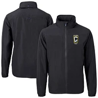 Men's Cutter & Buck Columbus Crew Big Tall Charter Eco Knit Recycled Full-Zip Hoodie Jacket