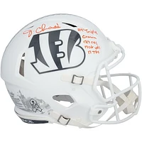Ja'Marr Chase Cincinnati Bengals Autographed Riddell Speed Authentic Helmet with Multiple Inscriptions